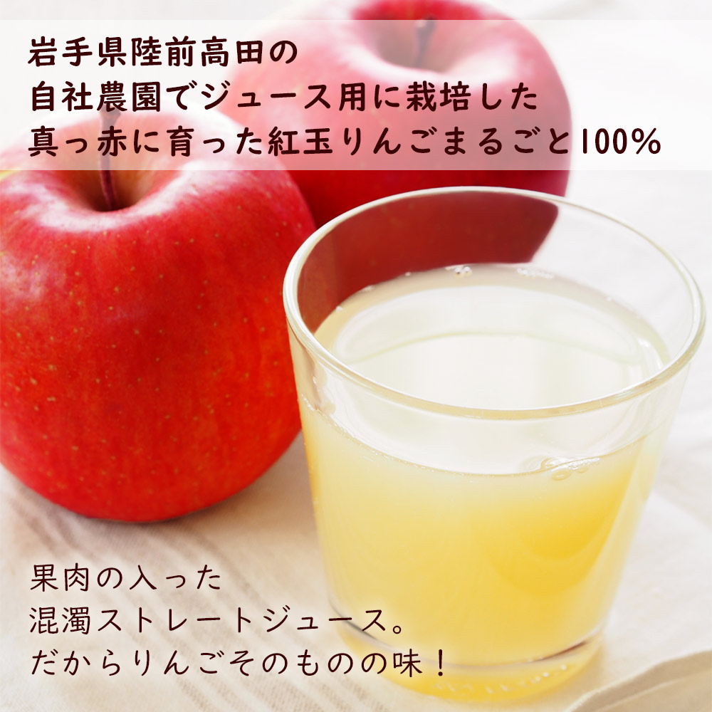 りんごジュース 果汁100%