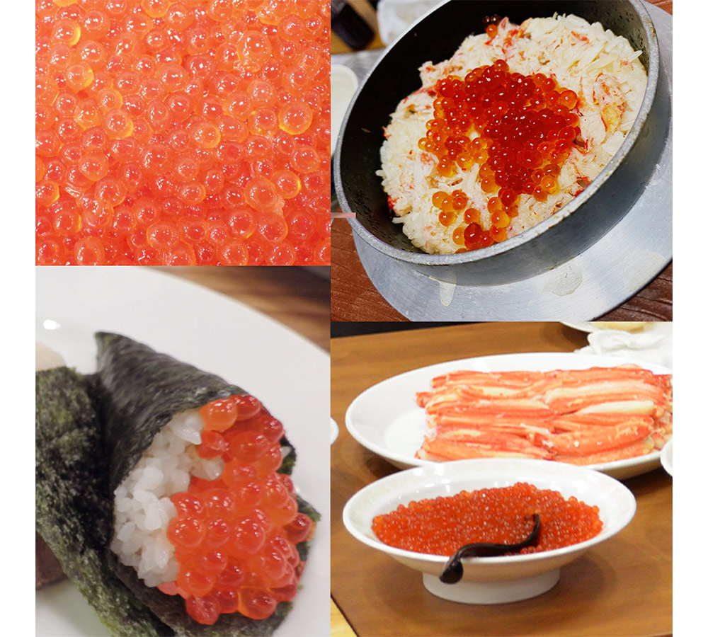 いくら ボイルずわいがに脚 セット